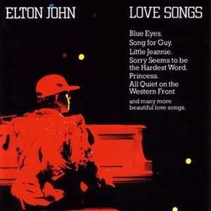 [중고] [LP] Elton John / Love Songs (Blue Eyes)