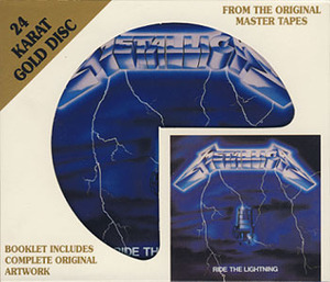 [중고] Metallica / Ride The Lightning (24k Gold Disc/하드커버/수입)