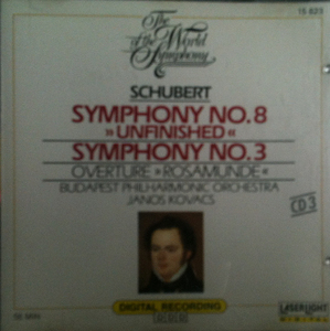 [중고] Janos Kovacs, Budapest Philharmonic Orchestra / Schubert : Symphonies No.3 &amp; No.8 (수입/15823)