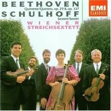 [중고] Wiener streichsextett / Beethoven: String Quintets, Schulhoff String Sextet (수입/cdc7543132)