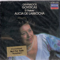 Alicia De Larrocha / Granados: Goyescas (미개봉/홍보용/dd1982)