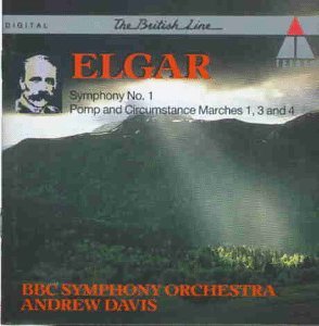 [중고] Andrew Davis / Elgar : Symphony No.1, Pomp and Circumstance marches (9031732782)