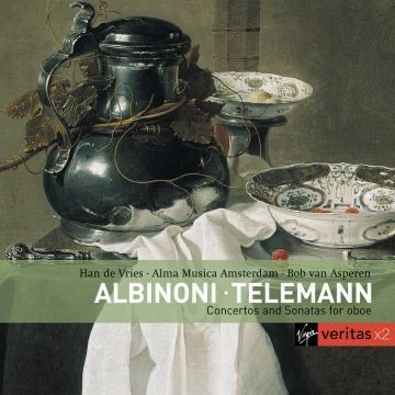 [중고] Bob Van Asperen / Albinoni &amp; Telemann : Oboe Concertos (2CD/수입/724356187825)