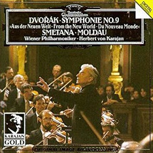 Karajan, Wiener Philhamoniker / Dvorak : Symphonie Nr.9, Smetana : Moldau (dg1198/4390092/미개봉)