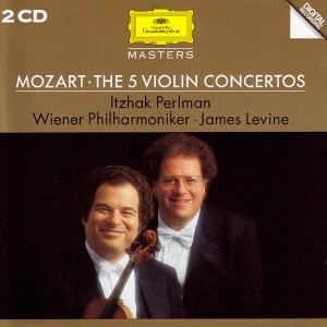 [중고] Itzhak Perlman, James Levine / Mozart : The 5 Violin Concertos, Etc (2CD/수입/4455352)