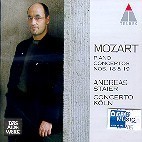[중고] Andreas Staier / Mozart : Piano Concertos Nos.18&amp;19 (수입/8573806762)
