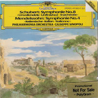 [중고] Giuseppe Sinopoli / Schubert : Symphony No.8 (홍보용/dg0153)