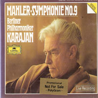 Herbert von Karajan / Mahler : Symphony No.9 (2CD/미개봉/홍보용/dg0518)