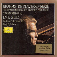 Emil Gilels, Eugen Jochum / Brahms : Die Klavierkonzerte (2CD/미개봉/홍보용/dg1780)