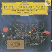 Andrei Gavrilov / Britten : The Golden Vantiy (미개봉/홍보용/dg2154)