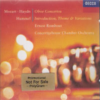 Ernest Rombout / Haydn, Mozart : Oboe Concertos (미개봉/홍보용/dd2997)