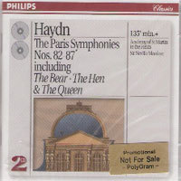 Neville Marriner / Haydn : The Paris Symphonies No82-87 (2CD/미개봉/홍보용/dp2733)