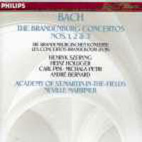 Neville Marriner / Bach : Brandenburg Concertos No1.2.3 (미개봉/홍보용/dp0132)